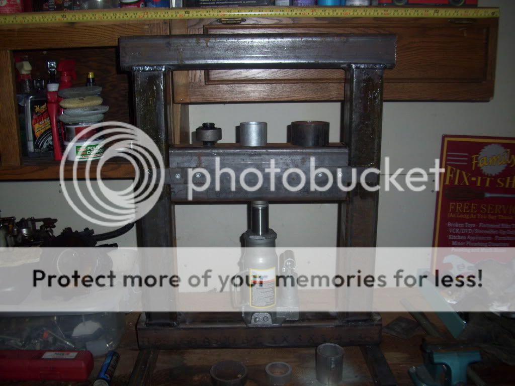 Control arm bushings/Homemade press Cobalt SS Network